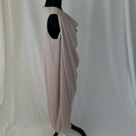 Asos women 10 sleeveless layered dress scoop neck - Picture 4 of 6